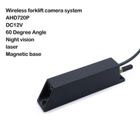 Caméra de recul pour chariot élévateur avec connecteur aviation 4 broches, vision nocturne laser AHD 720P, vue avant, étanche, sans fil, pour usage industriel