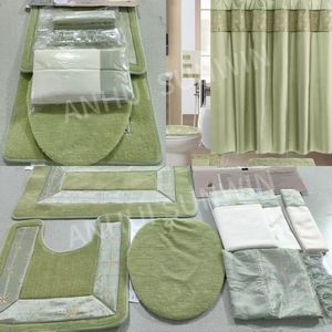 <span class=keywords><strong>Ensemble</strong></span> <span class=keywords><strong>de</strong></span> <span class=keywords><strong>tapis</strong></span> <span class=keywords><strong>de</strong></span> bain antidérapants brodés 19 pièces en gros, <span class=keywords><strong>rideau</strong></span> <span class=keywords><strong>de</strong></span> <span class=keywords><strong>douche</strong></span> imperméable, 1 <span class=keywords><strong>ensemble</strong></span> <span class=keywords><strong>de</strong></span> <span class=keywords><strong>tapis</strong></span> <span class=keywords><strong>de</strong></span> salle <span class=keywords><strong>de</strong></span> bain, crochets métalliques avec <span class=keywords><strong>tapis</strong></span> <span class=keywords><strong>de</strong></span> sol - Product Image 4
