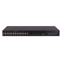 H3C S5130S-28S-HPWR-EI-AC-R Switch Gestionado Empresarial de 24 Puertos UPoE++ 4*10G SFP+ L3 IRF Stack 370W PoE Budget AC 1U