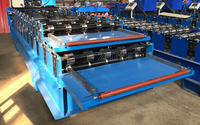 Machine de formage de tôles de toiture double couche, machine de fabrication de tôles trapézoïdales ondulées double couche