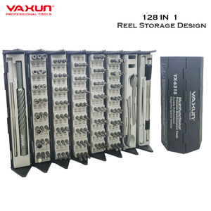 <span class=keywords><strong>YAXUN</strong></span> YX-6318 Juego de Destornilladores Multifunción 128 en 1, Herramienta de Reparación de Precisión para Productos 3C, Juego de Herramientas Universales para Teléfonos Móviles - Product Image 2