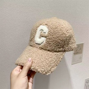 כובע יוקרתי אות אופנה טלה צמר בחוץ כובע שמש נשים גברים אופנה בייסבול כובע ספורט כובע מעצב אופנה כובעים קטלוג - Product Image 4