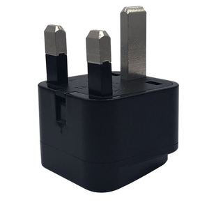 <span class=keywords><strong>Adaptador</strong></span> de Enchufe de Viaje Estándar del Reino Unido, Negro, Blanco y Cobre, con Certificación CE y RoHS, <span class=keywords><strong>para</strong></span> 2200W, Compatible con Múltiples Países, Incluida <span class=keywords><strong>Irlanda</strong></span> - Product Image 3