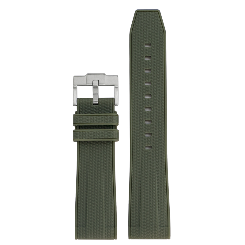 Vert armée + boucle argentée