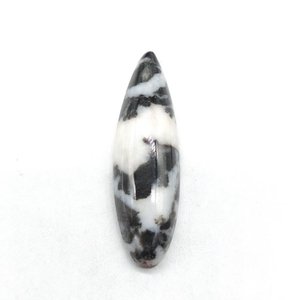 Zebra Jasper 10x32mm Cabujón cortado con ojos de caballo para ajuste de joyería - Product Image 1