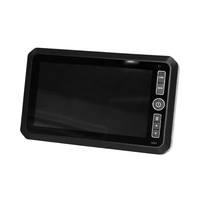 Écran de moniteur d'appui-tête LCD 7 pouces 1080P avec entrée 2 cames pour voiture et fourgonnette et bus et camion volkswagen golf iveco daily w221 bmw g31