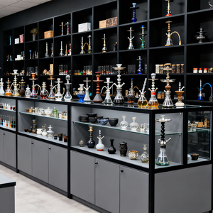 Vitrina de Exhibición de Tabaco Moderna y de Lujo, Fabricada en Madera Sólida, con Vidrio Templado, para Tiendas y Centros Comerciales - Product Image 1