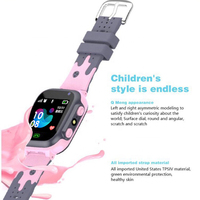 Jam Tangan Pintar Anak Z1, Jam Tangan Telepon, SOS, Tahan Air, Smartwatch, Pelacak Lokasi Kartu SIM, Jam Tangan Anak Laki-laki Perempuan
