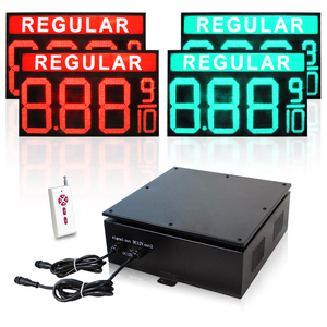 Boîte lumineuse personnalisée, panneau de prix de l'essence à LED, affichage numérique simple ou double face, prix du carburant, prix exceptionnel pour station-service en extérieur - Product Image 6