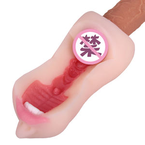 Delove 3 in 1 Echte Vagina Masturbation Muschi Mund Mastur bator Adult Oral Sexy Spielzeug Für Mann - Product Image 5