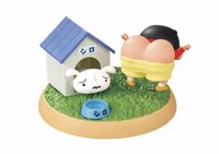 Re-ment Crayon Shin-chan Shake My Crazy Action Theatre Scène miniature Boîte aveugle Ornement Japon Boîte aveugle en verre Véritable
