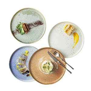 Most Popular Porcelain Dinnerware Dish Kiln Customized Logo Minimalist Design Eco-Friendly 8 Inch Stackable Set for Restaurant - Product Image 2