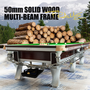 Mesa de billar profesional con accesorios estándar, precio económico de KONLLEN, mesa de billar estándar - Product Image 2