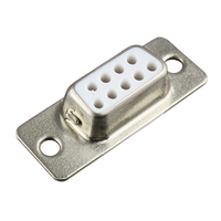 Connecteur DB9 mâle-femelle 9 broches D-Sub à souder avec coque de protection métallique