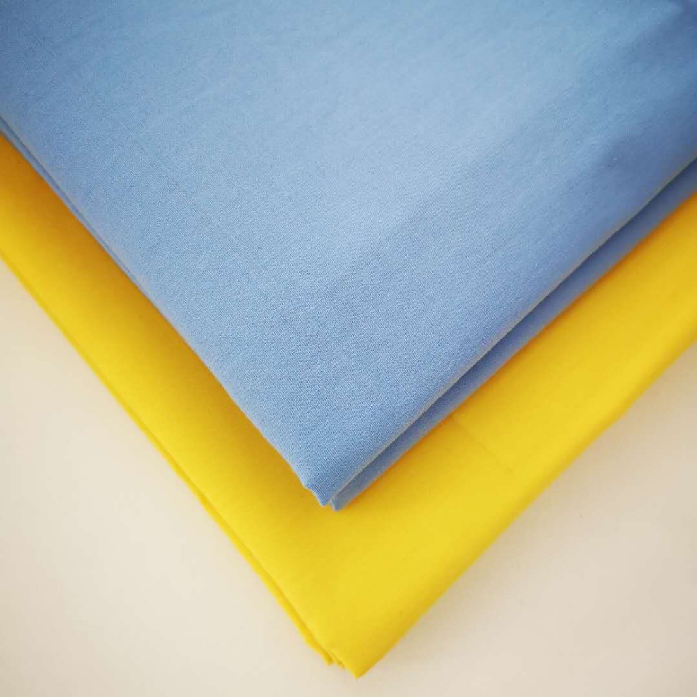 Зеленый окрашенный Поплин полиэстер 80% хлопок 20% 45*45 для карманной ткани