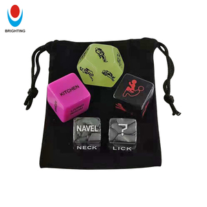 Dés à 12 faces pour jeux coquins, différentes actions sur chaque face, phosphorescents, blanc, noir, acrylique durable, amusants pour la maison, les fêtes de famille et les clubs - Product Image 4