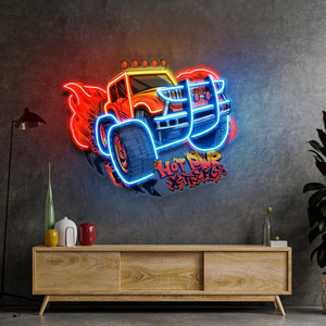 Letrero de neón Led con logotipo personalizado para tienda, decoración montada en la pared, tienda de coches, póster de estudio, iluminación Led para decoración de pared interior - Product Image 1