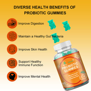 Integratori alimentari per la salute dell'apparato digerente caramelle gummies probiotici per uomini e donne magri vitamine - Product Image 5
