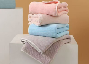 Toalla de Baño de Tela de Rizo 70x140cm, Color Sólido, Colores Mezclados, Tejida, Rectangular, para Uso Doméstico, para Adultos, Lavable a Máquina - Product Image 3