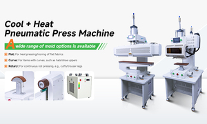 Nhà máy trực tiếp bán buôn may mặc công nghiệp nhiệt + máy ép lạnh khí nén ARC <span class=keywords><strong>Cuff</strong></span> Placket HEM keo mới - Product Image 5