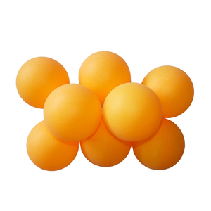 ลูกบอลปิงปองผิวด้านพิมพ์โลโก้พลาสติก Ping บอลแบบไร้รอยต่อ40มม. สีส้มสีขาว - Product Image 3