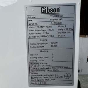 เครื่องปรับอากาศติดผนังแบบแยกส่วน 1.5 แรงม้า ระบบอินเวอร์เตอร์ ประหยัดพลังงาน ควบคุมผ่าน WiFi สำหรับใช้ในบ้าน ระบบทำความเย็น - Product Image 2