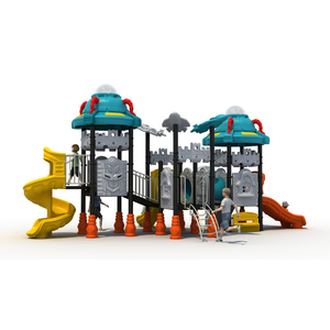 Columpio al aire libre parque infantil diseño colorido tobogán para niños parque infantil de seguridad al aire libre para niños Juego toboganes - Product Image 2