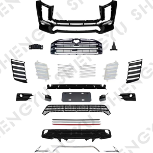 Buen <span class=keywords><strong>Precio</strong></span> para <span class=keywords><strong>Toyota</strong></span> Highlander <span class=keywords><strong>2022</strong></span>, Conversión a Modelo <span class=keywords><strong>LC300</strong></span>, Sistemas de Carrocería Incluyen Parachoques Delantero con Rejilla y Difusor Trasero - Product Image 2