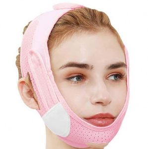 Cheek V-Line Lift up Band Doble mentón Reductor Shaper Masaje Cara Adelgazamiento Banda Correa V Lift Mask Vendaje Facial Lifting Belt - Product Image 1