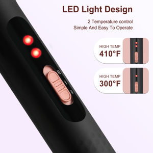 Tùy chỉnh lớp phủ gốm hoán đổi cho nhau uốn sắt 11 trong <span class=keywords><strong>1</strong></span> Ba LED tóc Curler Con lăn bàn chải nóng Lược Công cụ thiết lập - Product Image 3