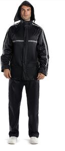 جودة عالية الرجال الكبار سعر الجملة طوي البوليستر معطف واق من المطر للماء PVC الهدايا ملابس المطر - Product Image 3