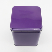 Boîte de rangement hermétique en fer blanc carrée OEM pour emballage de thé, chocolat, huile d'olive, impression de logo personnalisée