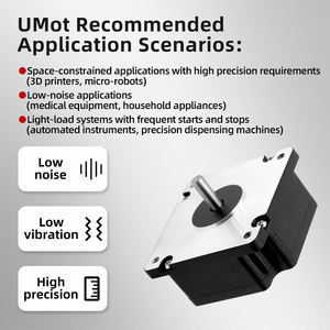 UMOT ad alta precisione grande coppia 36/39/42/57/86mm Nema15/16/17/23/34 rotondi/sottili ibridi rotanti piccoli Micro motori passo - Product Image 4