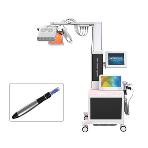 Appareil de thérapie capillaire multifonction 2-en-1 en acier inoxydable et plastique, écologique, pour salon, avec hydro-lumière de bureau pour la croissance des cheveux - Product Image 5