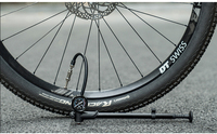 Pompe à vélo en acier BAIMEI avec manomètre, haute pression 300 PSI, gonfleur d'air portable léger pour pneus de vélo, fourche à air, valve Schrader