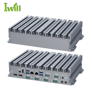 Fanless Industrial <strong>Computer</strong> IBOX-3326 <strong>Intel</strong> Celeron <strong>Core</strong> <strong>I5</strong> 4300U CPU 6 COM 4 USB 3.0 Dual LAN HDMI Wide Temp Industrial Pc - Product Image 1