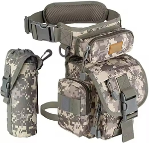 Sac de jambe multifonctionnel tactique pour moto, randonnée, voyage, pêche, avec porte-bouteille et pochette à outils - Product Image 3