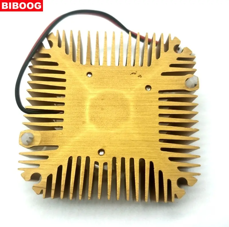 Biboog 2-Pin 55Mm Aluminium Cooling Fan Heatsink Cooler Vga Cpu