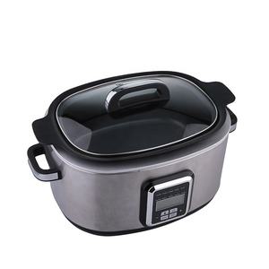 Vente flash : Cuisinière multifonction 1350 W avec boîtier en acier inoxydable, fonction <span class=keywords><strong>mijoteuse</strong></span>, réchauffeur, cuisson à la brûleur et four - Product Image 1