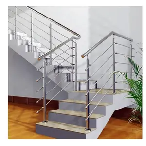 TAKA 스테인레스 스틸 계단 크로스 바 튜브 난간 포스트 난간 난간 계단 스테인레스 스틸 파이프 난간 시스템