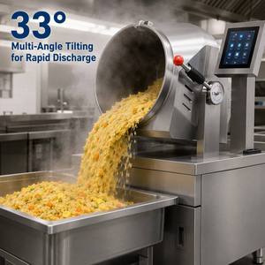 Máquina Profesional para Saltear Alimentos con Tambor Electromagnético de 8000W, Robot de Cocina Automático con Pantalla Táctil Inteligente para Cocina Comercial - Product Image 5