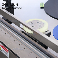 Machine d'étiquetage ZONESUN ZS-TB260R pour pots de bougies, bouteilles de thon en conserve, boîtes métalliques et étiquettes de bouteilles en plastique