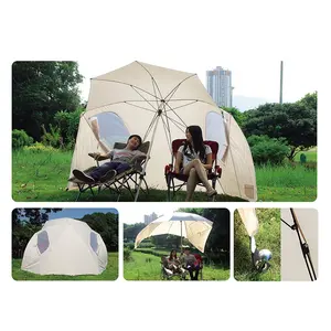 big fishing umbrellas hiking outdoor beach camping customized printing umbrella