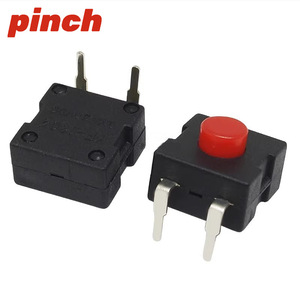 Interruptor de Botón Pulsador KAN-28 6A 24VDC SPST de Montaje en Superficie, Miniatura, Negro - Product Image 2