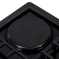 Table de cuisson encastrable 3 feux gaz et 1 électrique en verre trempé, fabriquée en Chine, pour usage domestique en cuisine