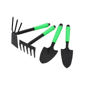 Juego de Herramientas de Jardinería, Acero, Mango de TPR Ergonómico, para Plantar, Cavar, Rastrillar, Cultivo de Frutas y Verduras - Product Image 1