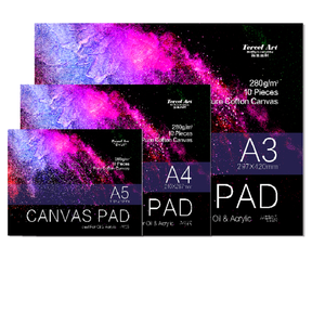 10 tờ A3 280g primed acid-miễn phí vải pad cho <span class=keywords><strong>acrylic</strong></span> và sơn dầu, nguồn cung cấp nghệ thuật cho hỗn hợp phương tiện truyền thông kỹ thuật - Product Image 1