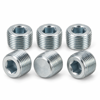 Bouchon de tuyau hexagonal sur mesure à filetage mâle pour ports hydrauliques et pneumatiques, personnalisable OEM