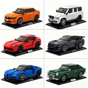 Set de Bloques de Construcción de Vehículos Personalizados, Coche, Motocicleta, Avión, Ladrillos MOC, Fabricante de Juguetes de Modelos ABS OEM/ODM - Product Image 2