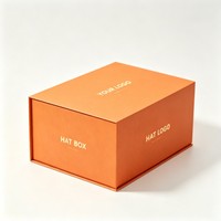 Boîte magnétique pliable de qualité supérieure pour l'emballage de casquettes de baseball, boîte cadeau en carton recyclé pour vêtements avec impression personnalisée
